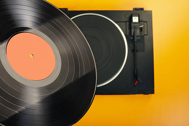 istock Vinyl record ready to be played on turntable 2250381879