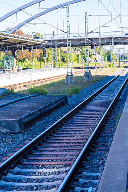 istock Railway Tracks and Station Infrastructure View 2250384045