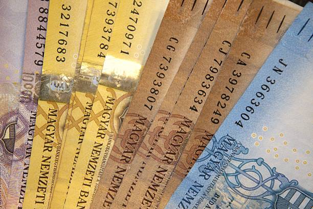 istock Close-Up of Hungarian Forint Banknotes 2250406895
