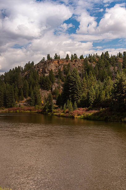 istock vertical image of colorado river and mountains 2250407807