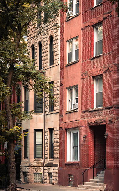 istock brick townhomes in chicago IL 2250408237
