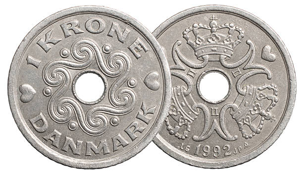 istock 1 danish krone coin isolated on white background 2250409328
