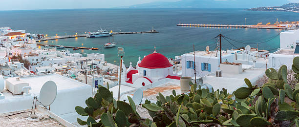istock Seaside panorama of Mykonos, Greece 2250409431
