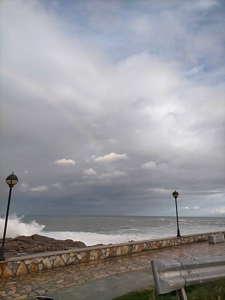 istock rainbow in december in Burela, Spain 2250410571