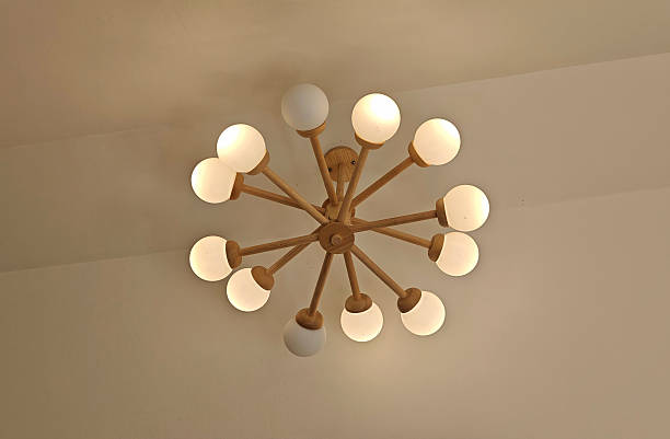 istock Modern lamps in a cafe 2250418076
