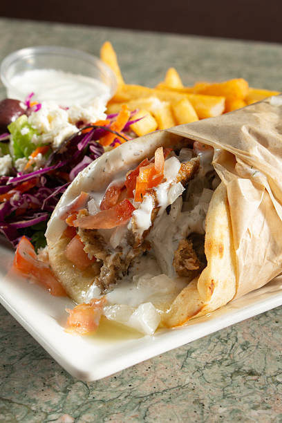 istock gyros pita plate 2250433922