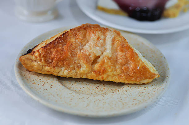 istock puff pastry , tart or pie with pineapple sauce stuffed 2250441211