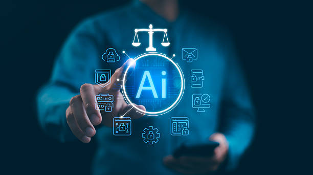 istock AI regulation and justice concept, showing governance, security, and ethics. Technology, balancing law and compliance in the digital future. Data protection and systemic control are key. 2250446439