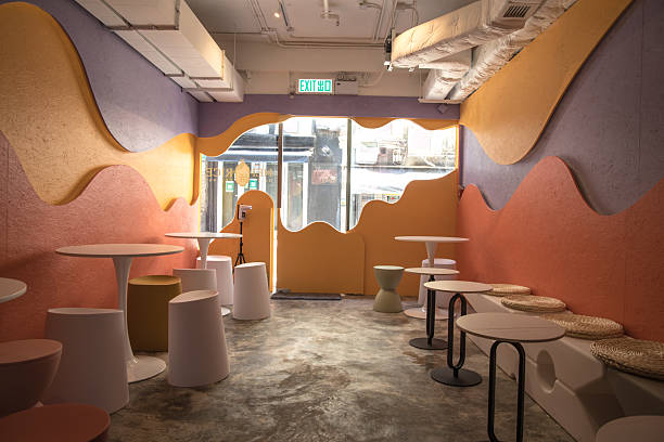 istock modern japanese restaurant interior design 2250446651
