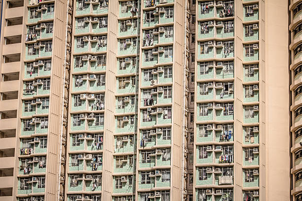 istock highrise apartment facade laundry air conditioning 2250453323