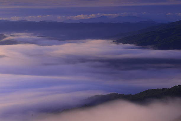 Sunrise and sea of ​​clouds