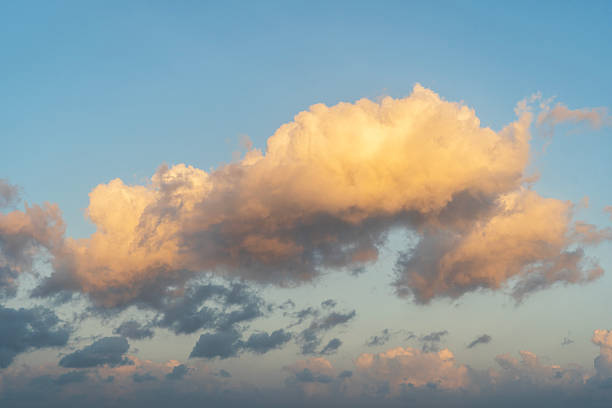 istock Sunset sky background, with colorful clouds. Evening colors. 2250471456