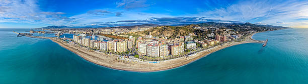 istock Malaga Spain from above at Sunrise 2250472134