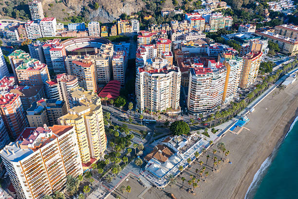 istock Malaga Spain from above at Sunrise 2250473564