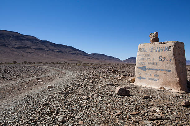 istock Milestone in Anti Atlas mountains 2250486701