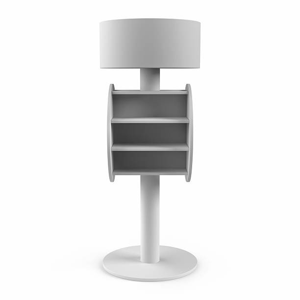 istock Supermarket Promotional Display Rack. Circular Side Panels Display Stand with Header. PDQ Display Box. Point Of Sale. Product Presentation Display. Unique Style Floor Stand. 2250492682