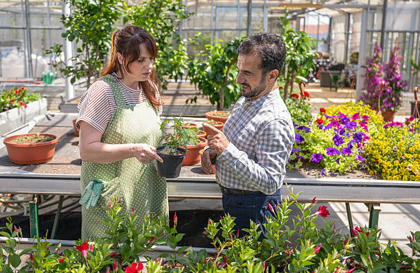 istock Customer Service In Garden Center 2250500923