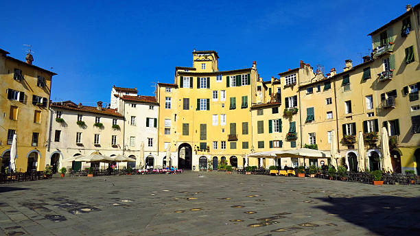 istock Piazza dell'Anfiteatro, Iconic Oval Square in Lucca, Tuscany 2250504773