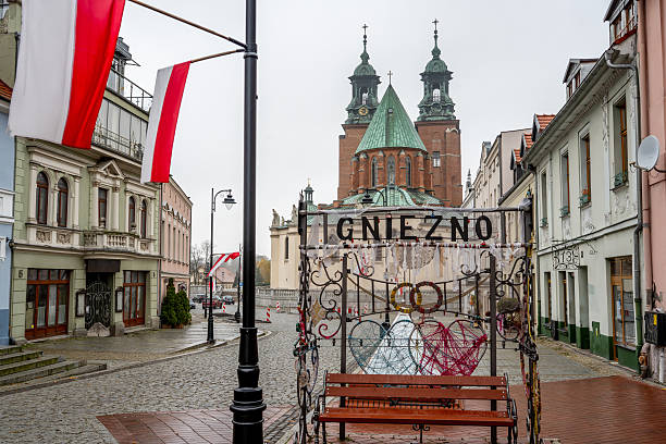 Central Church In Gniezno, The First Capital Of Poland, Undergoing Renovation