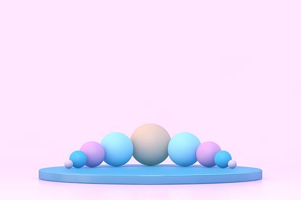 istock 3D Pastel Abstract Scene – Minimal Futuristic Background 2250509069