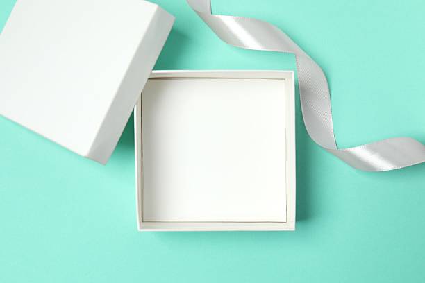 Closeup of a man's hand holding an empty gift box symbolizing tougher financial times.