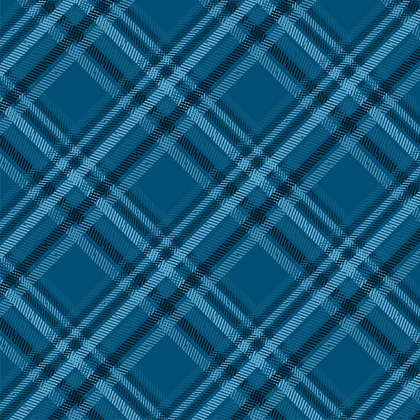 istock Tartan Seamless Pattern Background. Blue Plaid. Scottish cage. Traditional Scottish checkered background. Seamless fabric texture. Vector illustration 2250515917