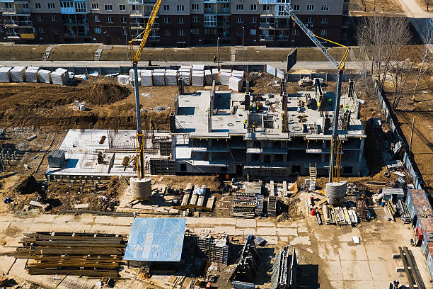 istock Construction of multi-storey residential building 2250539630