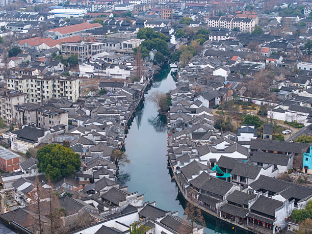 istock Urban Landscape with River and Buildings 2250551915