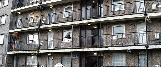 istock Council housing in poor area in Glasgow 2250552671