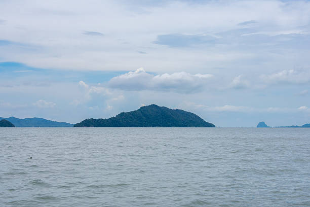 Phi Phi Islands in Thailand. View on small Similan islands on Andaman Sea. Beautiful tropical landscape in South Asia