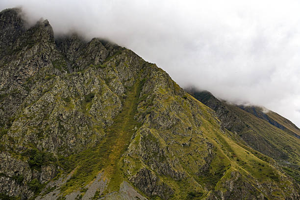 Gorge in the Caucasus Mountains