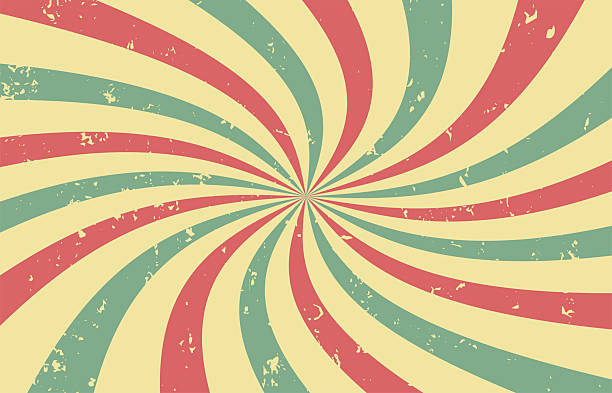 istock Psychedelic abstract background with radial motion lines in the retro style of the 60s, 70s. 2250558924