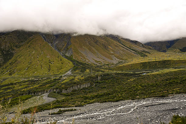 Gorge in the Caucasus Mountains