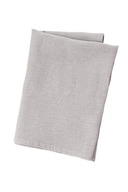 istock Gray linen napkin for kitchen or serving 2250560035