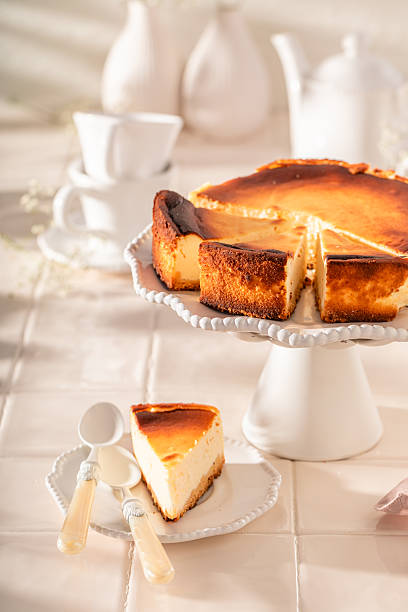 istock Classic New york cheesecake as traditional cake with cheese. 2250561326