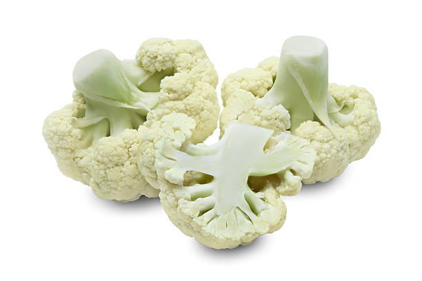 istock sliced cauliflower isolated on white background. head of cauliflower. clipping path 2250566879