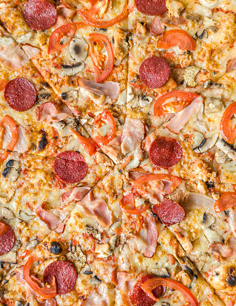 Homemade Turkish Pizza with sucuk