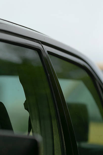istock Serene profile observing tranquil surroundings through vehicle window 2250579741