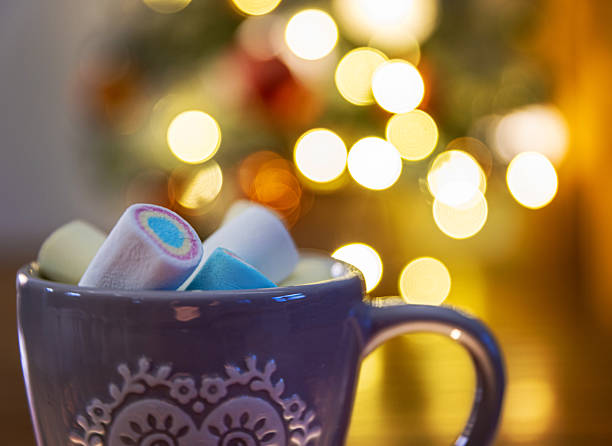 Ingredients for drink of hot chocolate medium shot