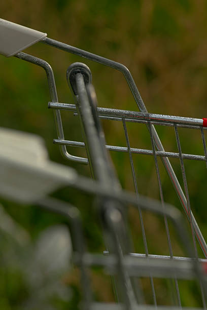 istock Practical locking mechanism for shopping cart handles in cities 2250594272