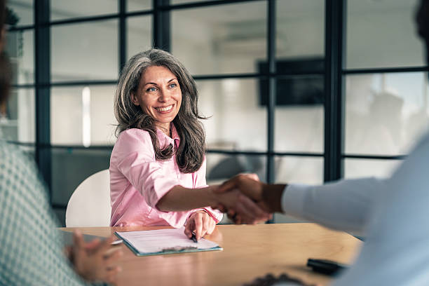 istock Handshake for the new agreement 2250594467