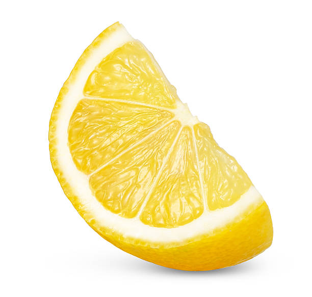 istock Yellow lemon slice. Citrus fruit isolated on white background. Full depth of field. 2250595749
