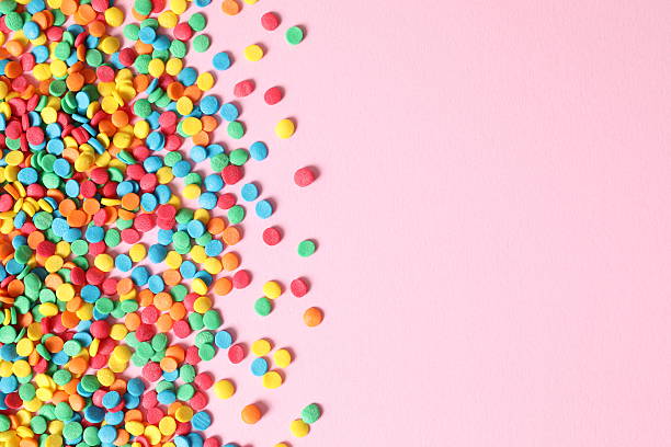 istock Colorful confetti close up, holiday conception 2250597110