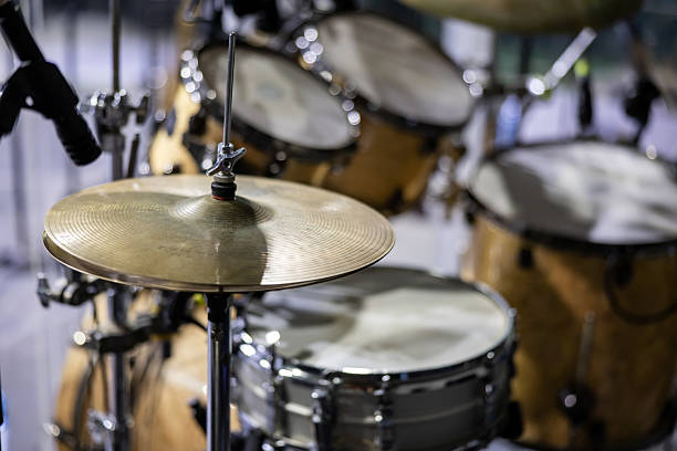 istock Acoustic Drum Kit Ready for Recording Session 2250597170
