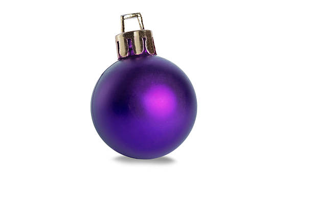 istock New Year's blue ball on a white background 2250598767