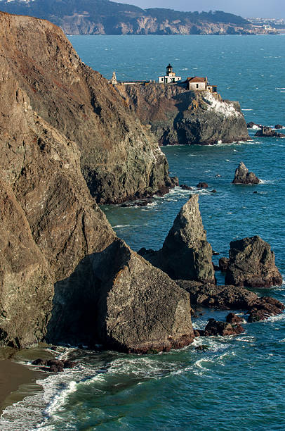 istock Distant View of Point Bonita Lighthouse Off Marin Headlands 2250604907