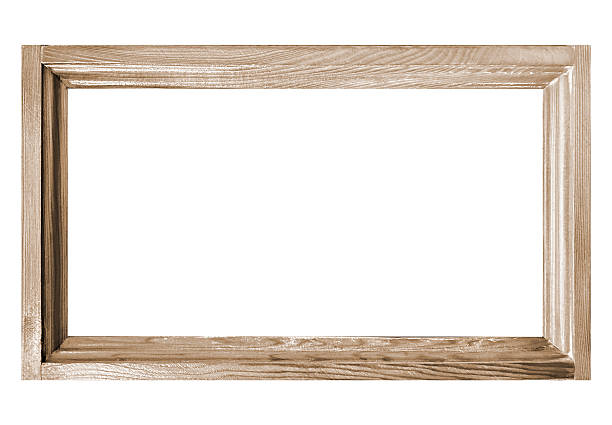 istock Picture golden frame isolated on white background. 2250605826