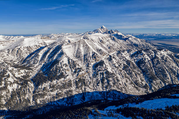 Winter skiing in Alta, Utah