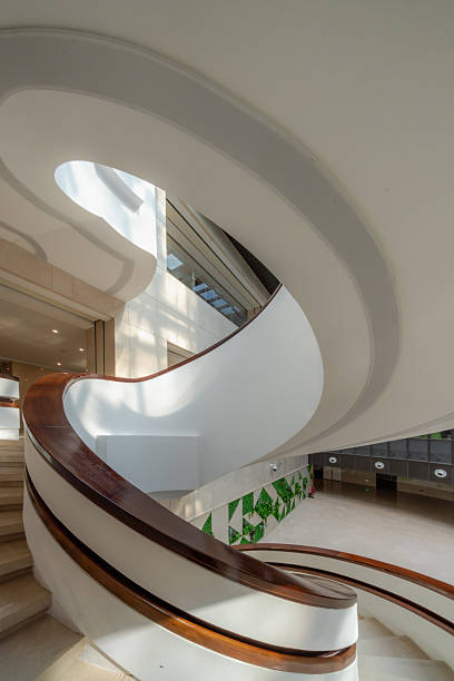 istock Bright indoor spiral staircase 2250617258