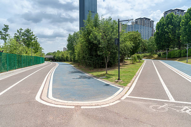 istock walkway in the modern city 2250618128
